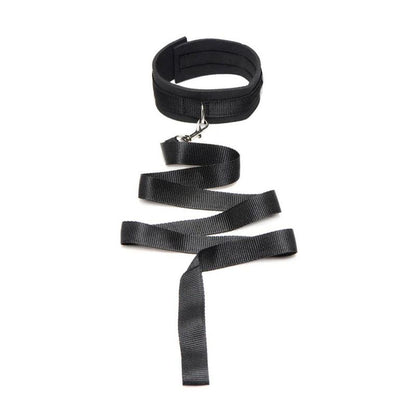 Neoprene Collar And Leash Set Black Frisky