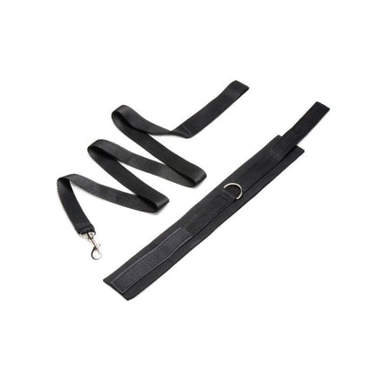 Neoprene Collar And Leash Set Black Frisky