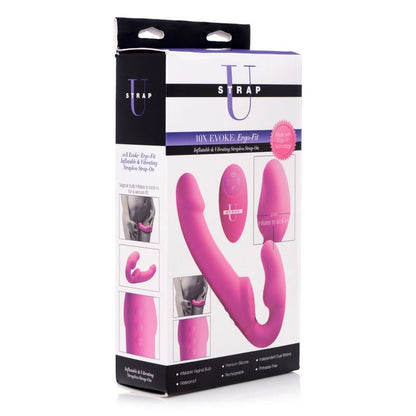 Worlds 1st Remote Control Inflatable Ergo-Fit Strapless Strap-On Strap U