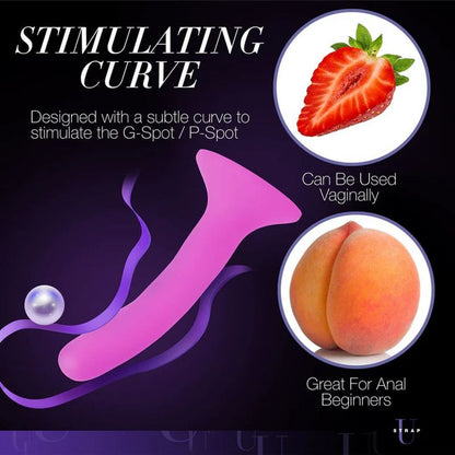 Pink Silicone Strap-On Dildo Small Strap U