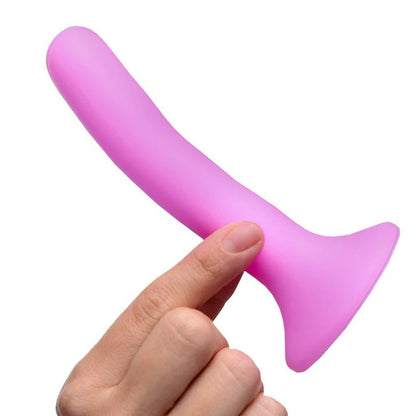 Pink Silicone Strap-On Dildo Small Strap U