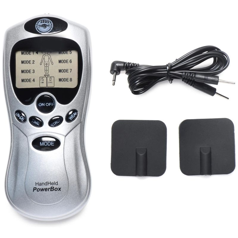 Zeus Handheld 8 Mode Power Box with Black Pads Zeus