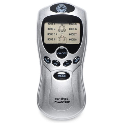 Zeus Handheld 8 Mode Power Box with Black Pads Zeus