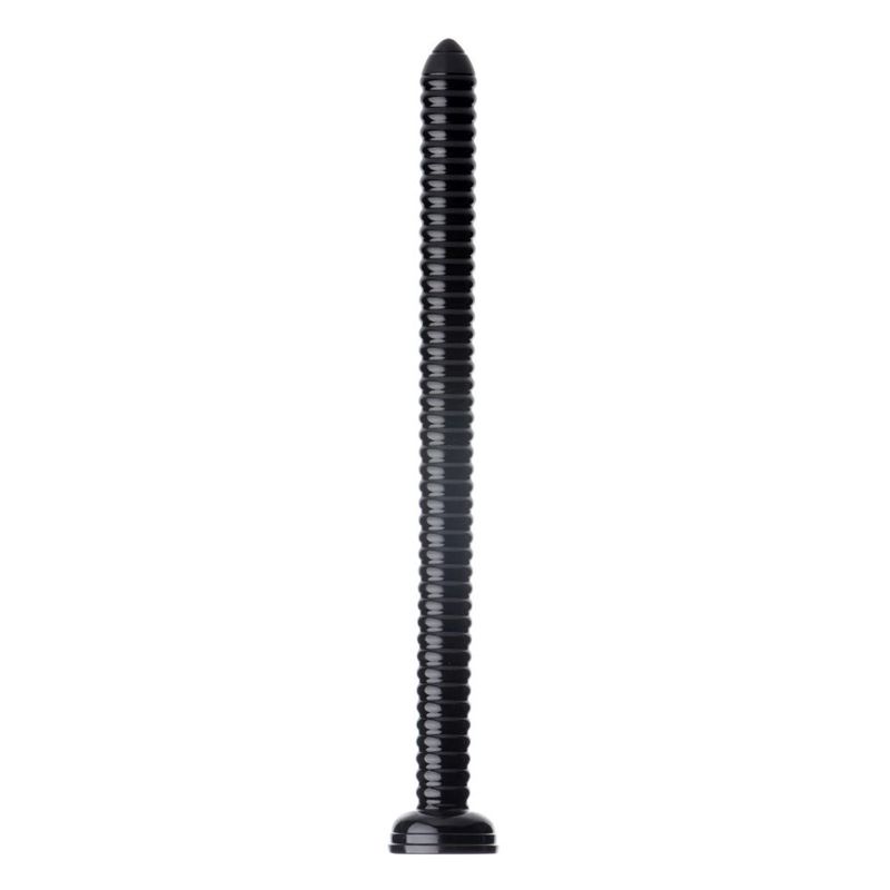 Hosed 19in Ribbed Anal Snake Hosed