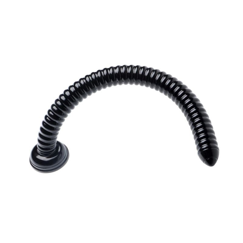 Hosed 19in Ribbed Anal Snake Hosed