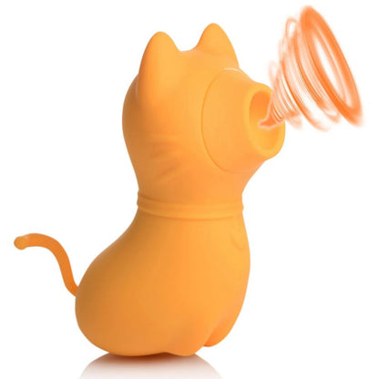 Sucky Kitty 7X Clitoral Stimulator Orange Shegasm