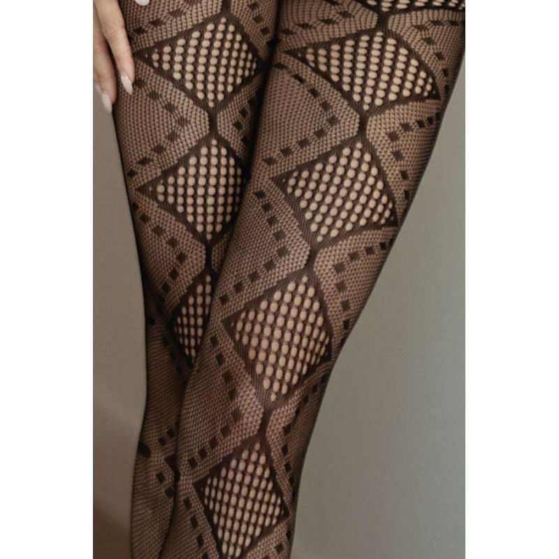 Midnight Allure Fishnet Tights Black Killer Legs