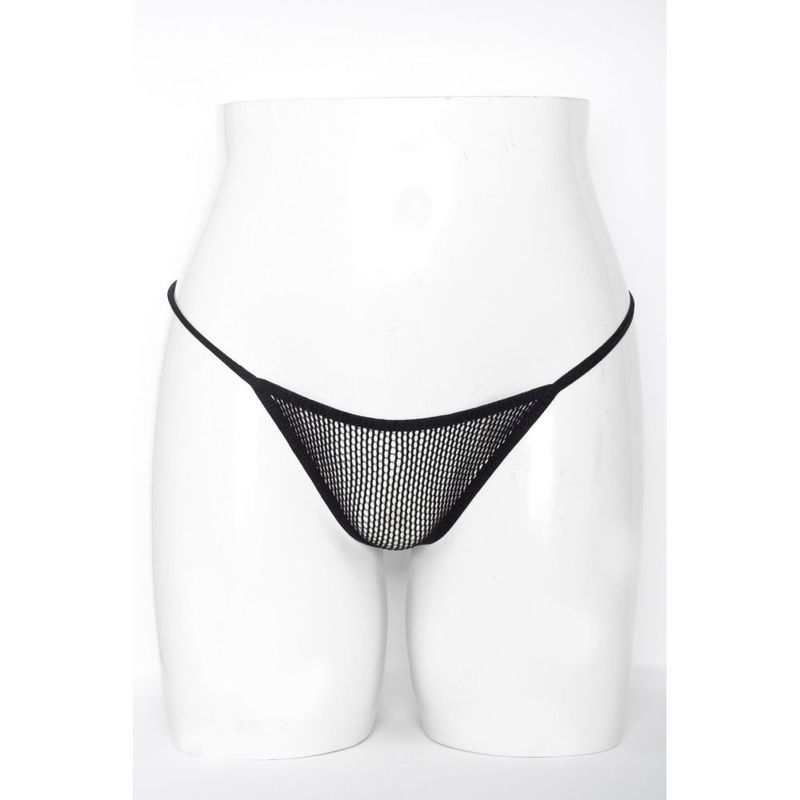 Mesh Net G-String Black Killer Legs