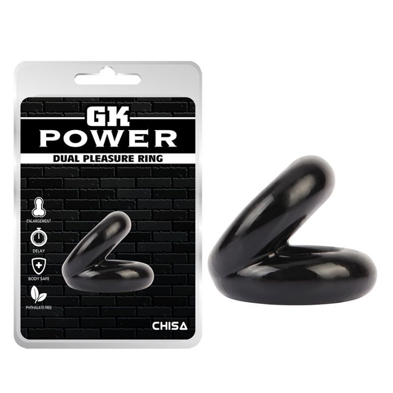 Dual Pleasure Ring Black GK Power
