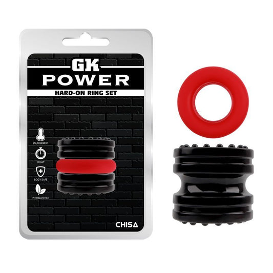 Hard on 2 Pc Ring Set GK Power