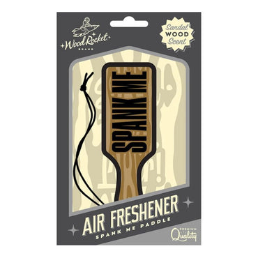 Spank Me Paddle Air Freshener Wood Rocket