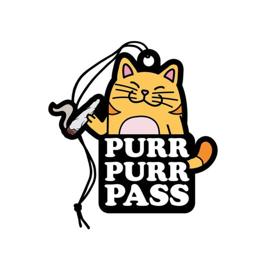 Purr Purr Pass Air Freshener Wood Rocket