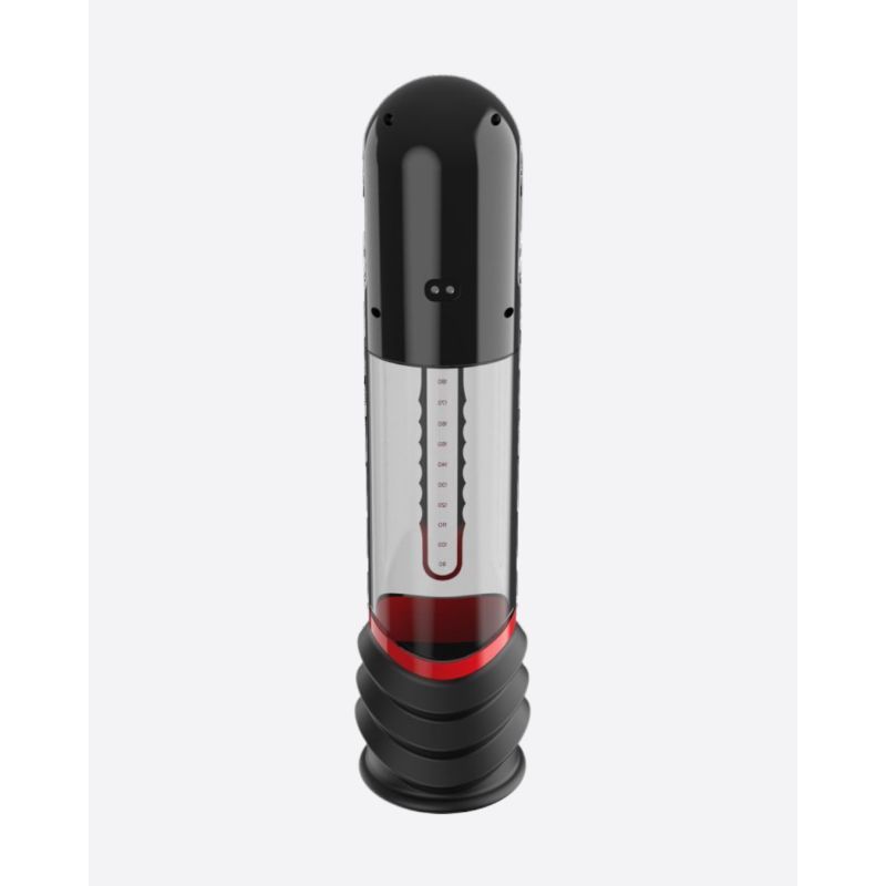 ISP90 Curve Infrared Automatic LCD Penis Pump Red Peak Performa