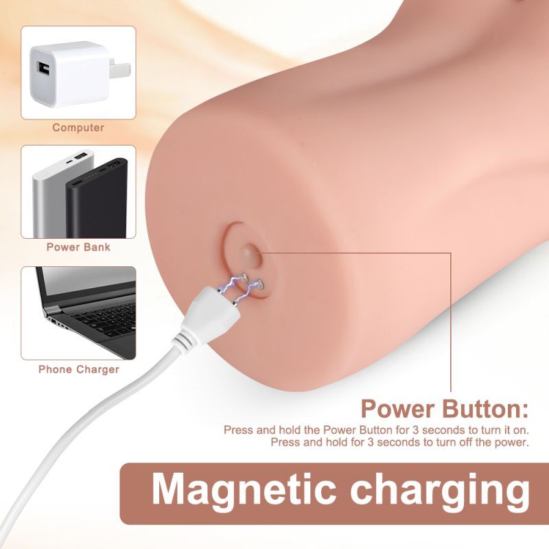 Agatha Realistic Vibrating Vaginal Masturbator XISE