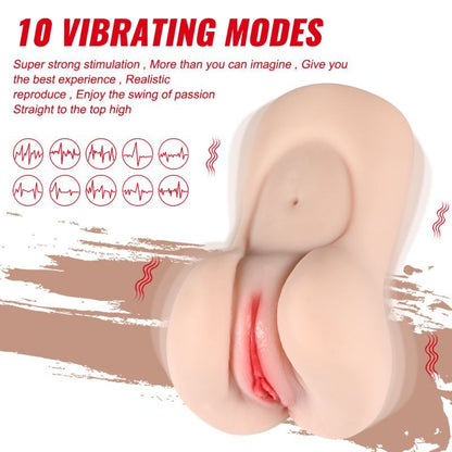Aggie Realistic Vibrating Vaginal Masturbator XISE