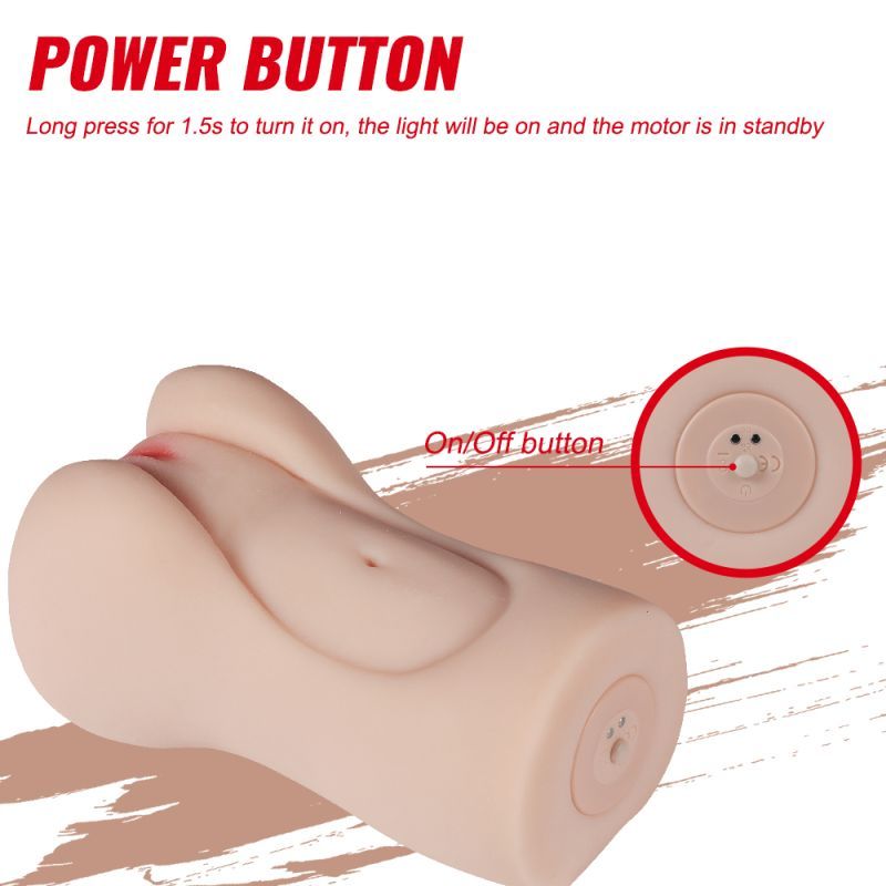 Aggie Realistic Vibrating Vaginal Masturbator XISE