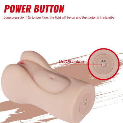 Aggie Realistic Vibrating Vaginal Masturbator XISE