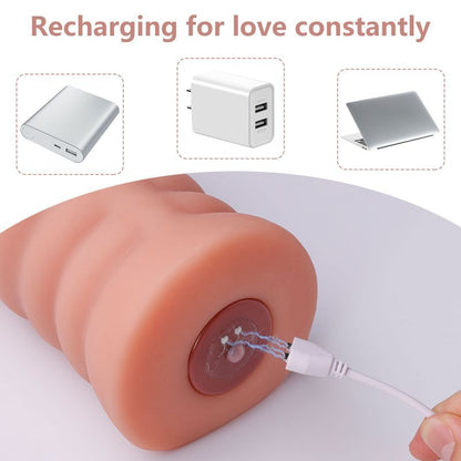 Ramar Realistic Vibrating Anal Vaginal Masturbator XISE