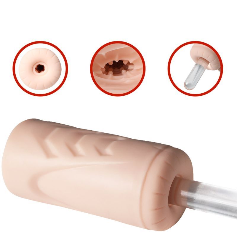 Suctroker Dual Density Vibrating Sucking Vaginal Masturbator V1 XISE