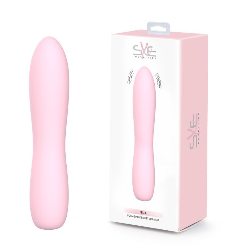 Bella Silicone 140mm Bullet Massager Pink SXE