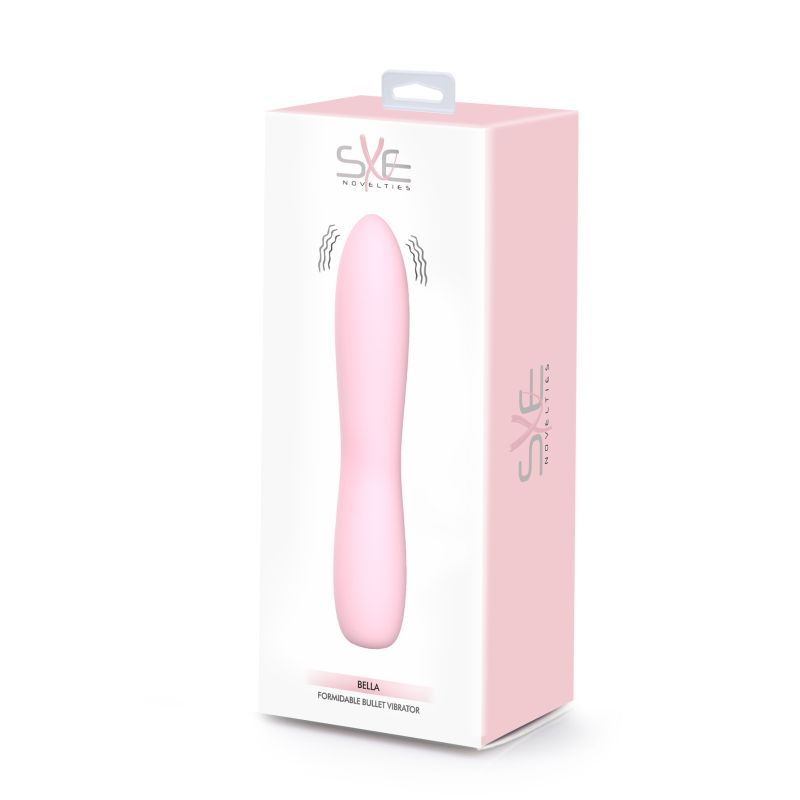 Bella Silicone 140mm Bullet Massager Pink SXE