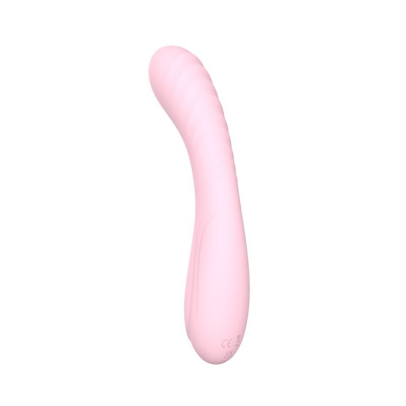 Maya Curve Silicone Vibrator Pink SXE