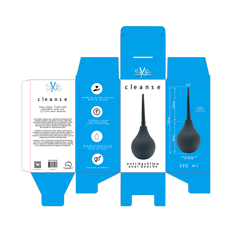 Silicone Anti-Backflow Douche 320ml SXE