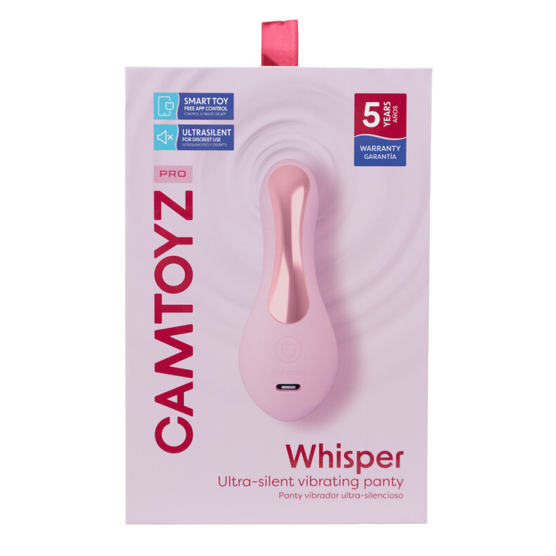 Whisper Silent App Controlled Panty Vibrator CAMTOYZ