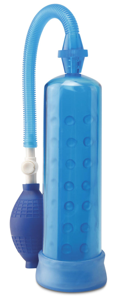 Pump Worx Silicone Power Pump - Blue Penis Pump Pipedream