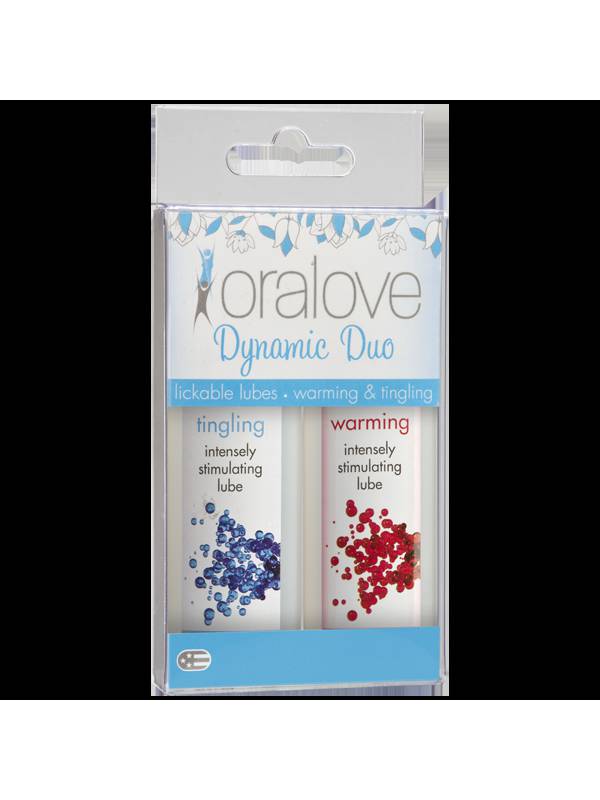 Oralove Dynamic Duo Lickable Lubes - Warming & Tingling Doc Johnson