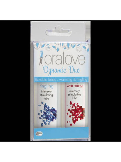Oralove Dynamic Duo Lickable Lubes - Warming & Tingling Doc Johnson