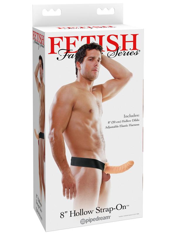 Fetish Fantasy Series 8'' Hollow Strap-On Pipedreams