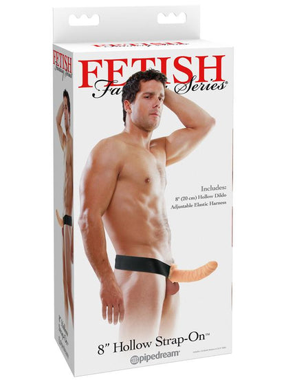 Fetish Fantasy Series 8'' Hollow Strap-On Pipedreams