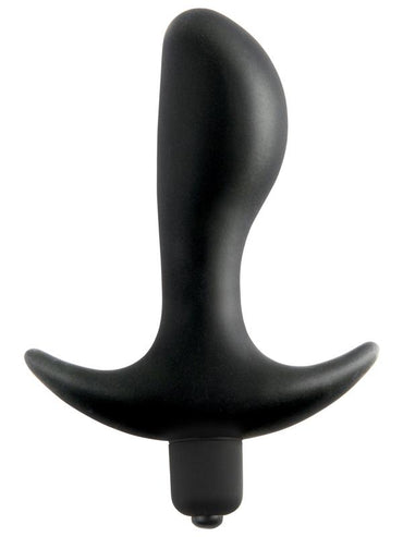 Anal Fantasy Collection Vibrating Perfect Plug - Black 9 cm (3.5'') Vibrating Butt Plug Pipedreams