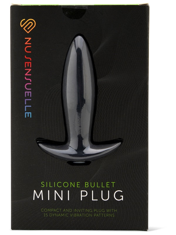 NU Sensuelle Mini Plug 15 Function Black Nu Sensuelle