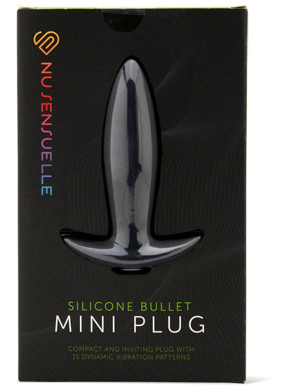 NU Sensuelle Mini Plug 15 Function Black Nu Sensuelle