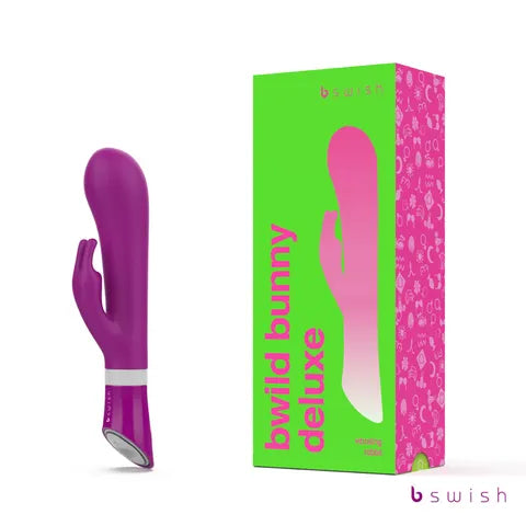 BWILD Deluxe Bunny Raspberry 19.3 cm (7.5'') Rabbit Vibrator  - Club X