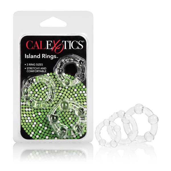 Silicone Island Rings Clear - Club X