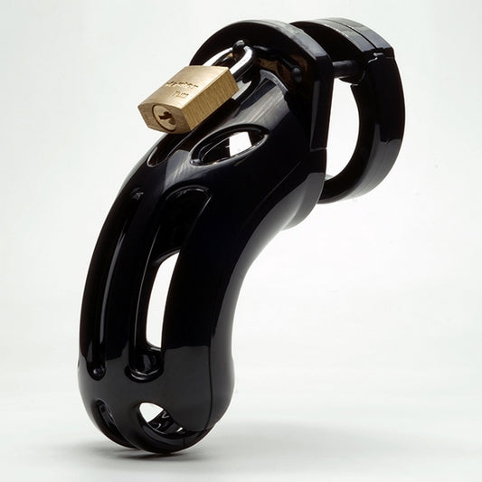 CB The Curve Black - Male Chastity Cock Cage Kit  - Club X