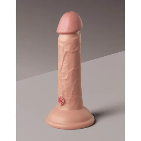 King Cock Elite 6'' Dual Density Cock - Flesh 15.2 cm Dong  - Club X
