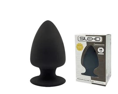 Silexd Anal Plug Model 1 Medium Black  - Club X