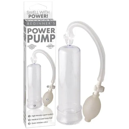 Beginners Power Pump Penis Pump Clear - Club X