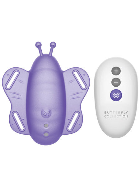 Remote Control Butterfly Panty Vibe Purple  - Club X