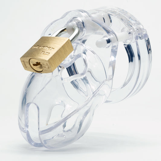 CB Mr Stubb Clear - Male Chastity Cock Cage Kit  - Club X