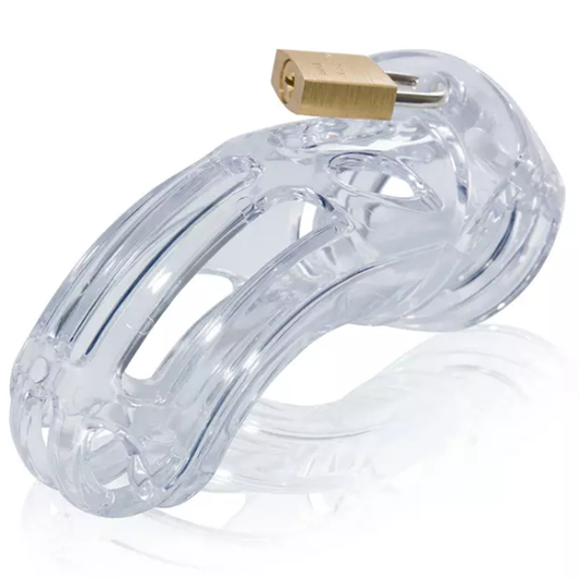 CB The Curve Clear - Male Chastity Cock Cage Kit  - Club X