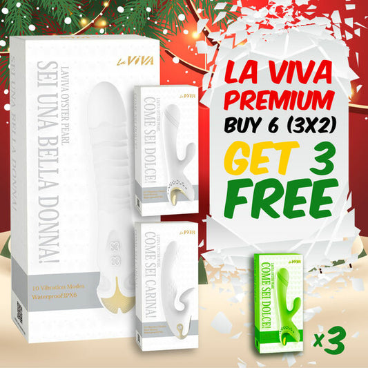 Laviva Come Sei Dolce (White) (Buy 6 Asst Get 3 Free)  - Club X