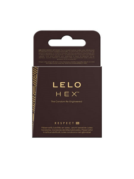 Hex Condoms Respect XL 3 Pack  - Club X