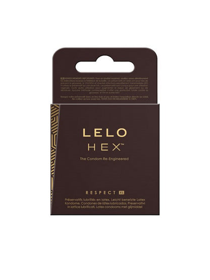 Hex Condoms Respect XL 3 Pack  - Club X