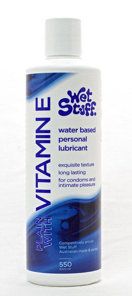 Wet Stuff Vitamin E Long-Lasting Water Based Lubricant Disc 550G  - Club X