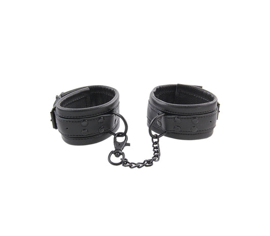 Han046 Padded Faux Leather Wrist Restraints  - Club X